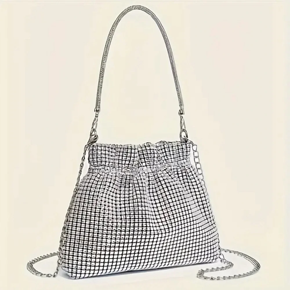 Luxe rhinestone prom formal drawstrings bag New ✨🔥🔥